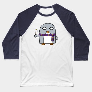 Penguin Wizard Baseball T-Shirt